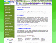 Tablet Screenshot of ijest.info